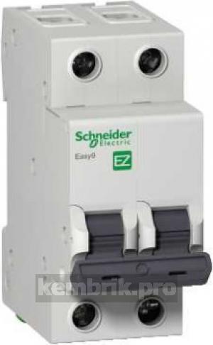 Автомат Schneider electric Easy9 ВА 2П 16А c 4.5кА