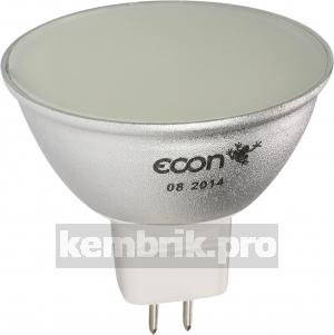 Лампа светодиодная Econ Led mr 5Вт gu5.3 4200k 12v